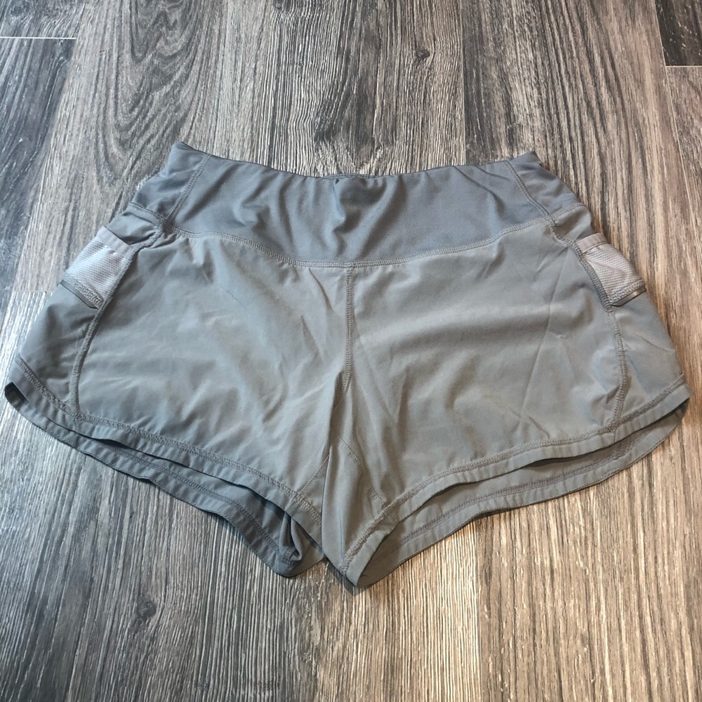 Athleta Ready Set Go Running Shorts  Gray Size S